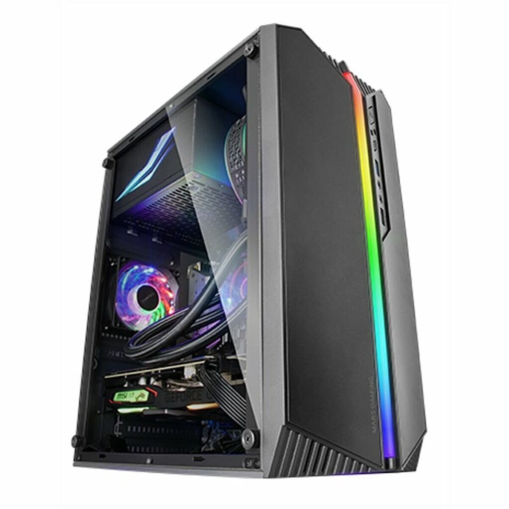 ATX Semi-tower Korpus Mars Gaming MC-S1 Must hind ja info | Arvutikorpused | hansapost.ee