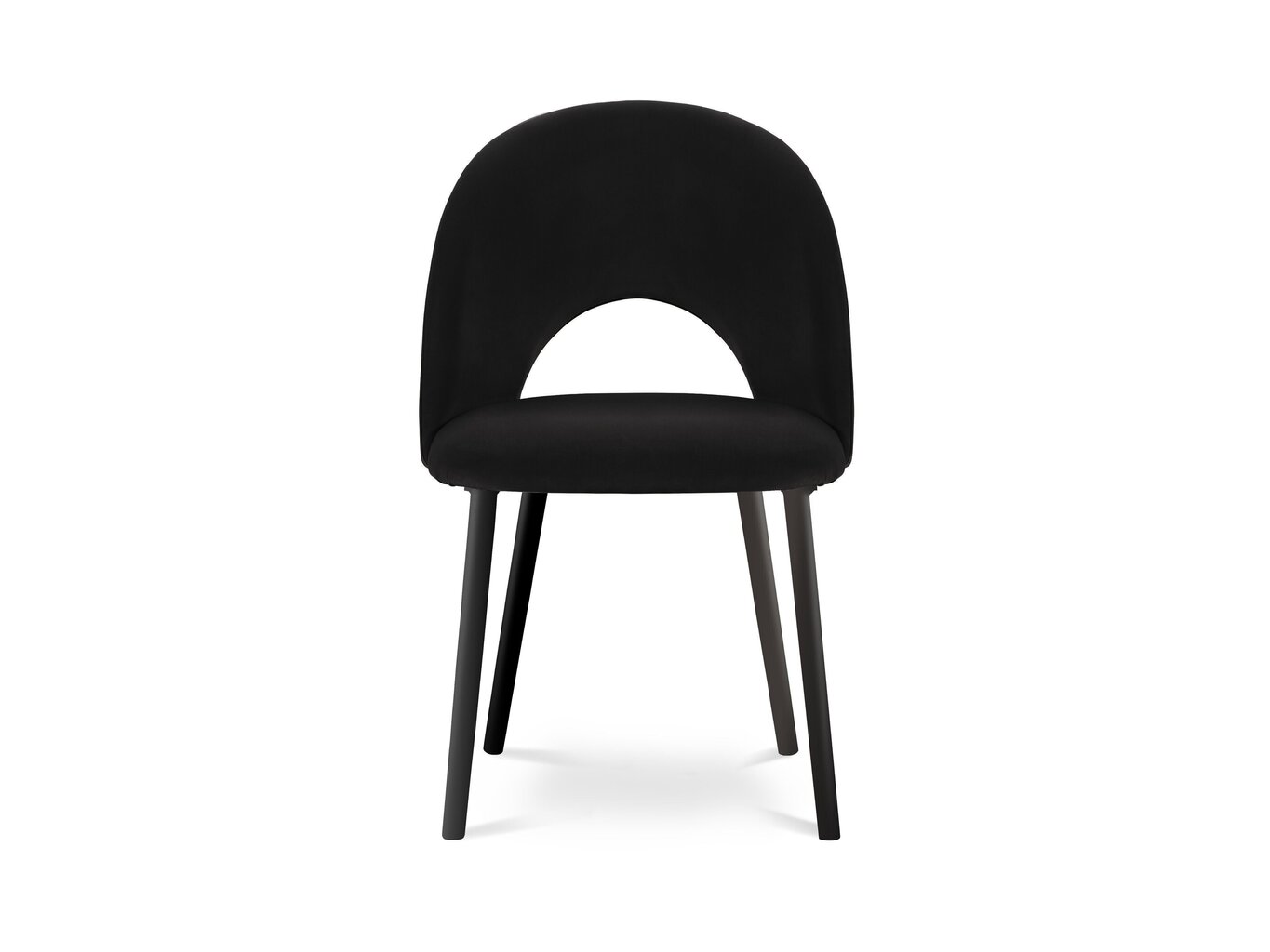 2-tooli komplekt Milo Casa Lucia, must hind ja info | Köögitoolid, söögitoolid | hansapost.ee