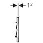 WC nupp Geberit Sigma 30 115.883.KM.1, must hind ja info | WC-poti lisatarvikud | hansapost.ee