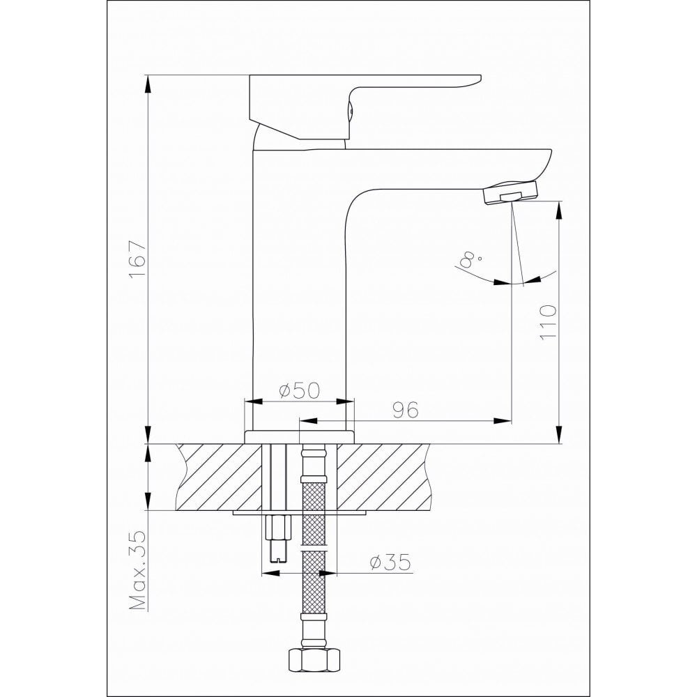 Valamusegisti B112-1A hind ja info | Vannitoa segistid | hansapost.ee