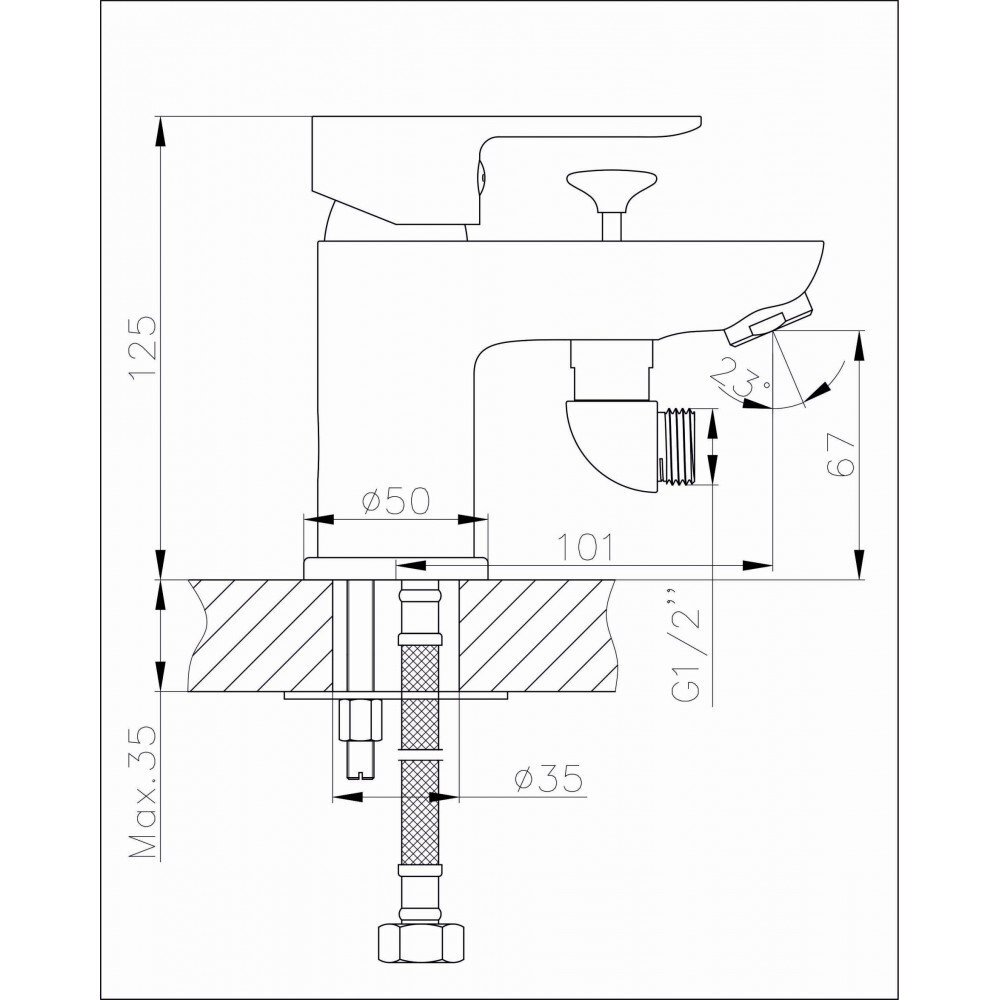 Valamusegisti B112-1B hind ja info | Vannitoa segistid | hansapost.ee