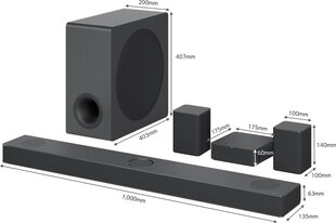 LG S80QR цена и информация | Домашняя акустика и системы «Саундбар» («Soundbar“) | hansapost.ee