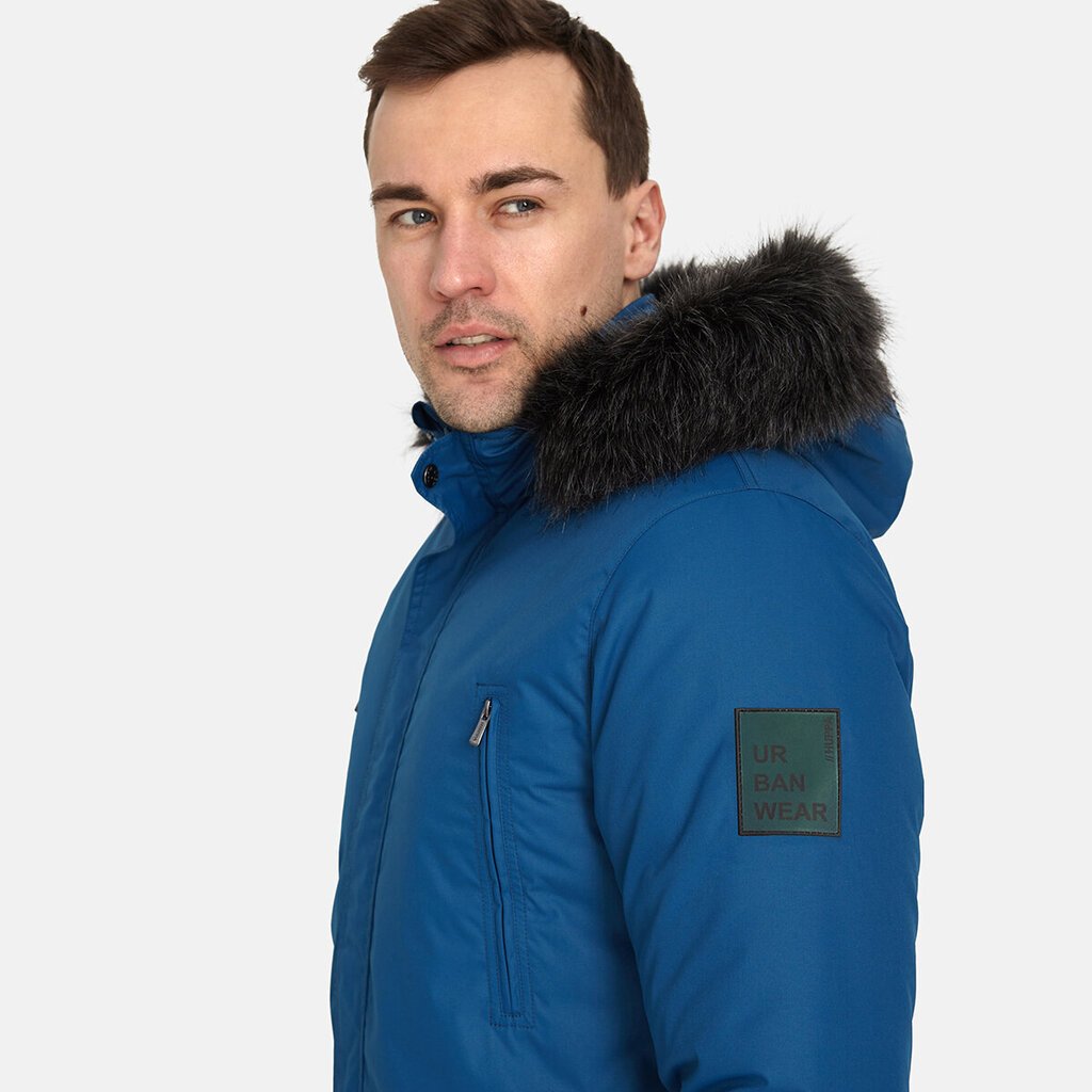 Huppa meeste talveparka ROMAN 2, 200g, meresinine hind ja info | Joped meestele | hansapost.ee