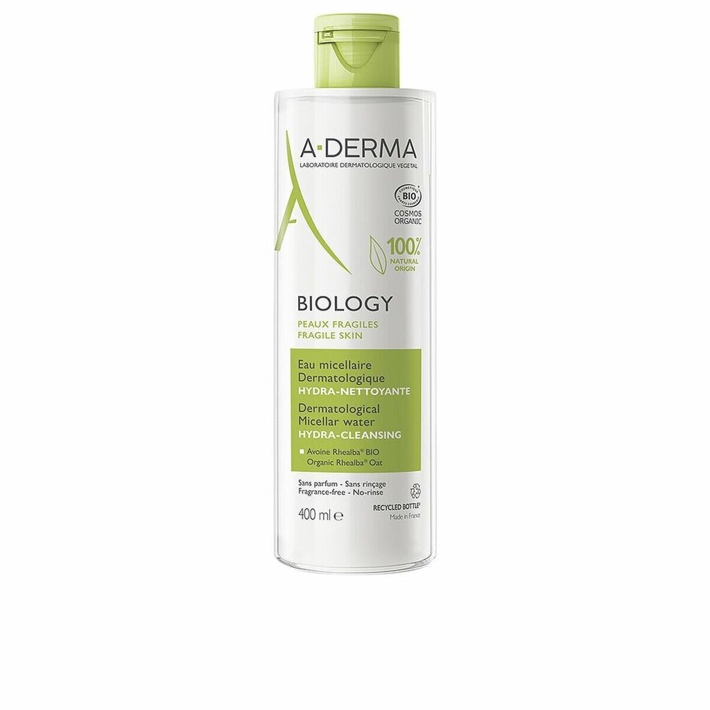 Mitsellaarvesi A-Derma Biology (400 ml) цена и информация | Näopuhastusvahendid | hansapost.ee