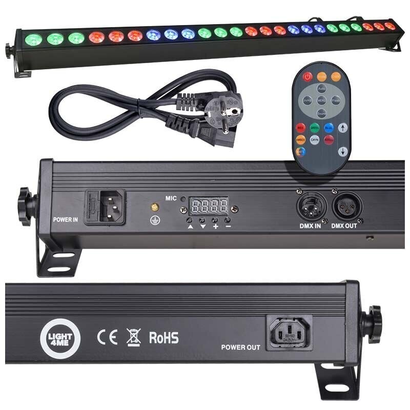 Valgusefektid Light4Me Deco Bar 24 RGB IR hind ja info | Muusikainstrumentide tarvikud | hansapost.ee