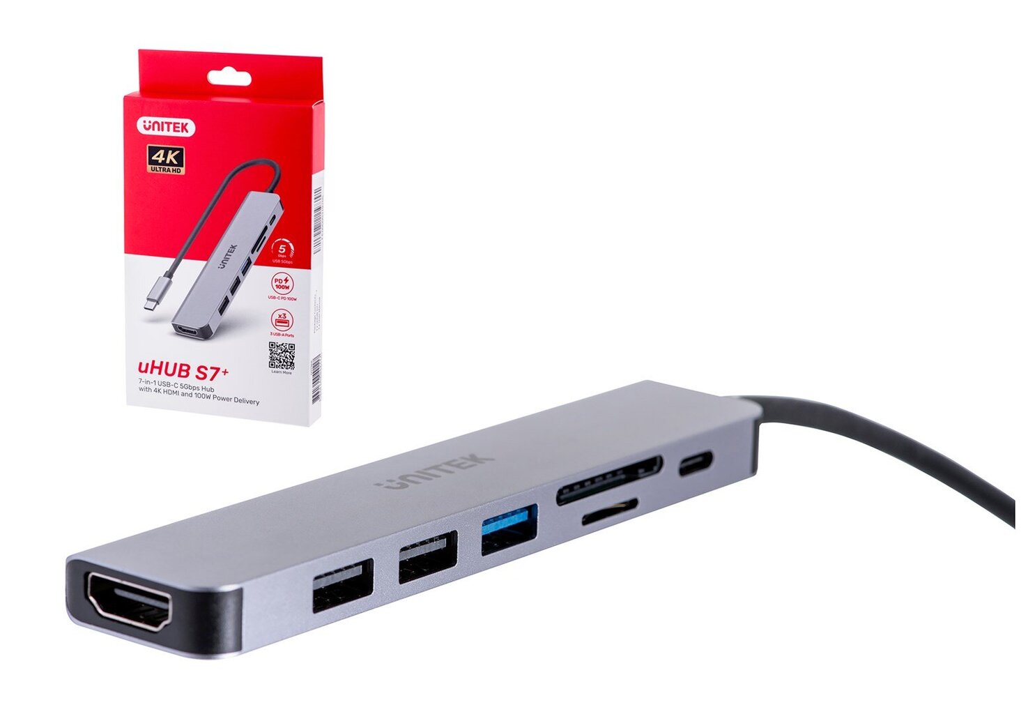 Unitek H1118A hind ja info | USB adapterid ja jagajad | hansapost.ee