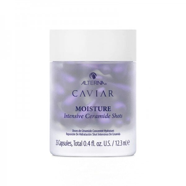 Keramiidkapslid juustele Alterna Caviar Replenishing Moisture Intensive (25 kapslit), 12,3 ml hind ja info | Juuste viimistlusvahendid | hansapost.ee