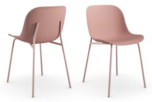 2-tooli komplekt Notio Living Orca, roosa hind ja info | Köögitoolid, söögitoolid | hansapost.ee