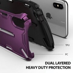 Ringke Dual X iPhone Xs Max purpurowy |metalic purple DXAP0009 цена и информация | Чехлы для телефонов | hansapost.ee