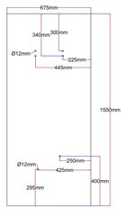 Dušikabiini tagaklaas K8614 цена и информация | Душевые двери и стены | hansapost.ee