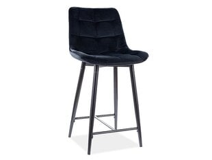 Набор из 2 барных стульев Signal Meble Chic H-2, черный цена и информация | Стулья для кухни и столовой | hansapost.ee