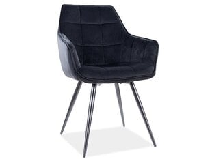 Комплект из 2-х стульев Signal Meble Lilia, черный цена и информация | Стулья для кухни и столовой | hansapost.ee