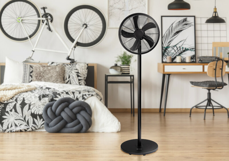 Ventilaator Ströme Turbine Matt Black, must цена и информация | Ventilaatorid | hansapost.ee