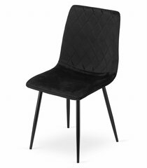 Комплект из 4-х стульев Turin, черного цвета цена и информация | Стулья для кухни и столовой | hansapost.ee