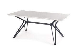 Обеденный стол Halmar Pascal, белый/черный цена и информация | Кухонные и обеденные столы | hansapost.ee
