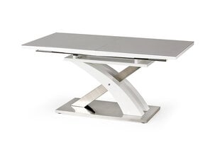 Складной cтол Halmar Sandor 2, серый/белый цена и информация | Кухонные и обеденные столы | hansapost.ee