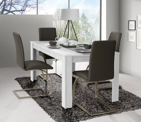 Стол EST40, белый цена и информация | Кухонные и обеденные столы | hansapost.ee