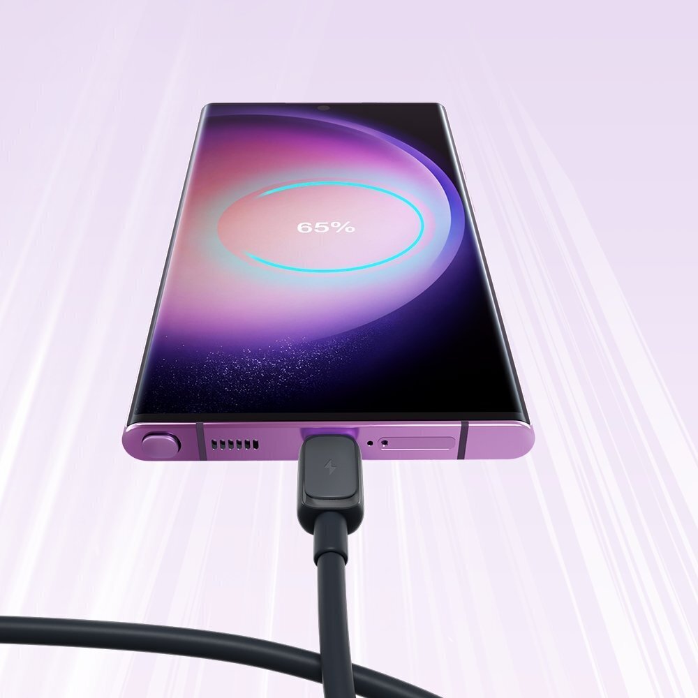 USB - USB-C 3A 1.2m Joyroom S-AC027A14, must hind ja info | Mobiiltelefonide kaablid | hansapost.ee