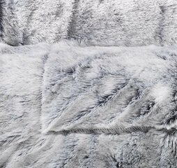Douceur d'Intérieur pleed Antartic, hall, 180 x 220 cm hind ja info | Pleedid, voodikatted ja päevatekid | hansapost.ee