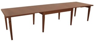 Раздвижной обеденный стол Kent Max, коричневый цена и информация | Кухонные и обеденные столы | hansapost.ee