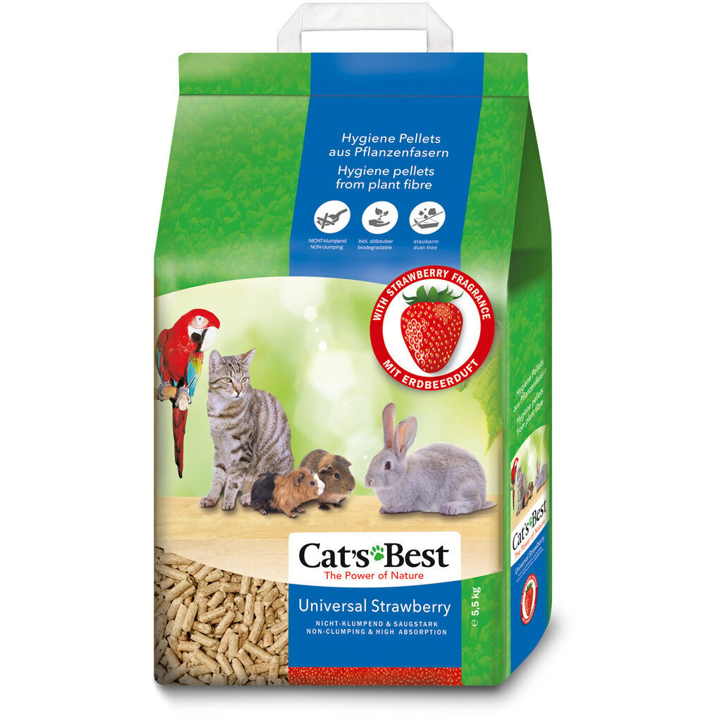 Granuleeritud allapanu närilistele Cat's Best Universal Strawberry, 10 l цена и информация | Kassiliiv | hansapost.ee