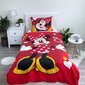 Voodipesukomplekt Minnie Red Heart, 140x200 cm, 2-osaline цена и информация | Laste voodipesu | hansapost.ee