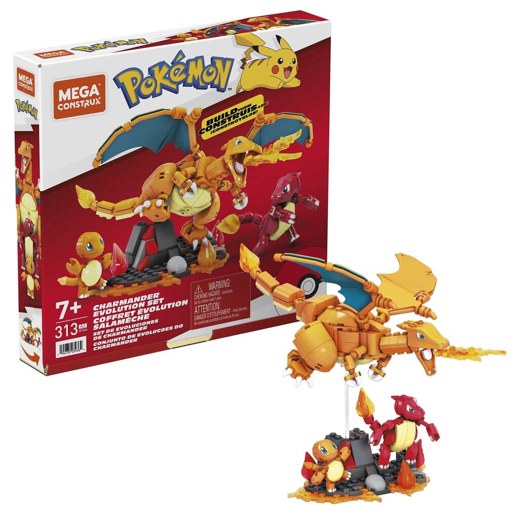 Konstruktor Mega Construx Pokemon Charmander Evolutsioon hind ja info | Klotsid ja konstruktorid | hansapost.ee