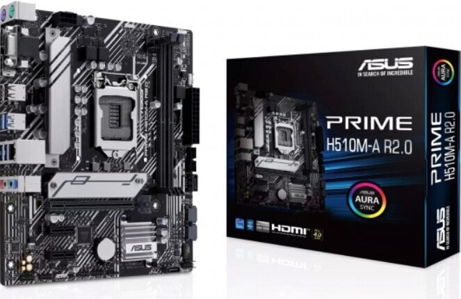 Asus Prime H510M-A R2.0 90MB1FP0-M0EAY0 hind ja info | Emaplaadid | hansapost.ee