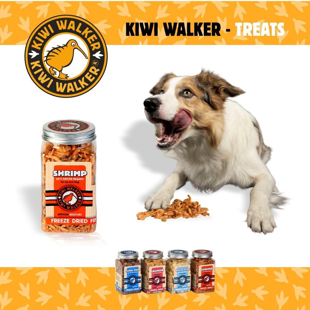 Kiwi Walker külmkuivatatud krevetid, 50 g hind ja info | Koerte maiused | hansapost.ee