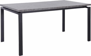 Стол Sandra 160, серый/черный цена и информация | Кухонные и обеденные столы | hansapost.ee
