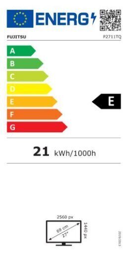 Fujitsu P-Line P2711TE цена и информация | Monitorid | hansapost.ee