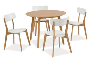 Стол Signal Meble Mosso II, 90x90 см, цвет дуба цена и информация | Кухонные и обеденные столы | hansapost.ee