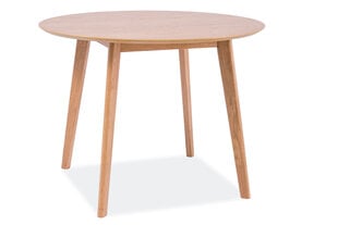 Стол Signal Meble Mosso II, 90x90 см, цвет дуба цена и информация | Кухонные и обеденные столы | hansapost.ee