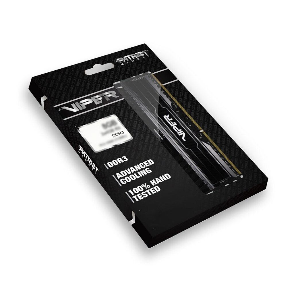 Patriot Memory 8GB, DDR3, 1600 mälumoodul 1600 MHz цена и информация | Operatiivmälu | hansapost.ee