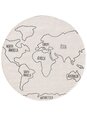 Benuta Laste vaip World Map, 115 cm