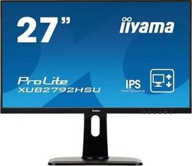 Iiyama XUB2792HSU-B1, 27" цена и информация | Iiyama Телевизоры и аксессуары | hansapost.ee