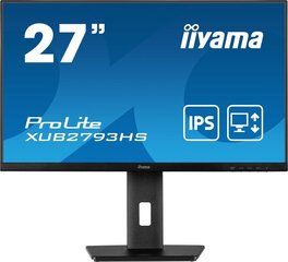 Iiyama ProLite XUB2793HS-B5 hind ja info | Monitorid | hansapost.ee