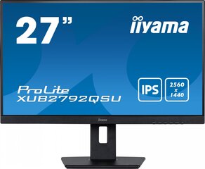 Iiyama XUB2792QSU-B5 hind ja info | Iiyama Televiisorid ja tarvikud | hansapost.ee