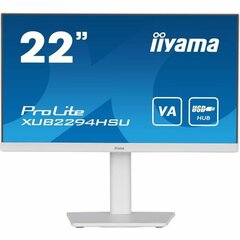 iiyama Монитор 21,5 дюйма XUB2294HSU-W2 VA, FHD, HDMI, DP, HAS (150 мм) USB3.0, 2x2 Вт цена и информация | Iiyama Бытовая техника и электроника | hansapost.ee