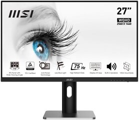 Монитор MSI PRO MP273QP 27" LED WQHD цена и информация | Мониторы | hansapost.ee