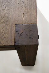Обеденный стол MC Akcent Leeds, 400x120 см, темно-коричневый цена и информация | Кухонные и обеденные столы | hansapost.ee
