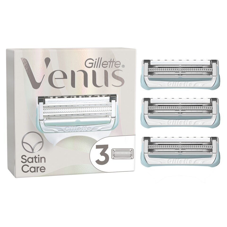 Raseerimispead Venus Satin Care, 3 tk цена и информация | Raseerimisvahendid | hansapost.ee