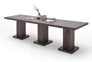 Обеденный стол MC Akcent Manchester, 300x120 см, темно-коричневый цена и информация | Кухонные и обеденные столы | hansapost.ee