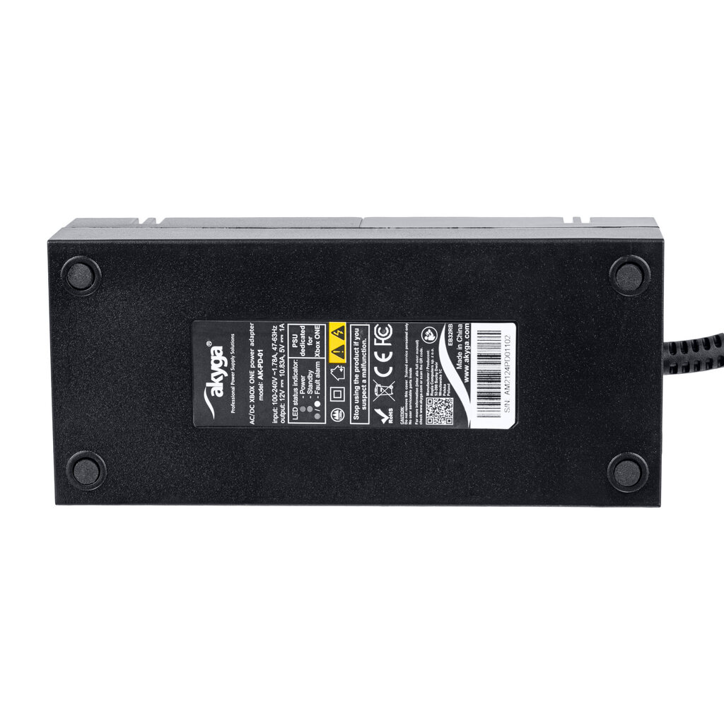 Xbox One Akyga AK-PD-01 toiteallikas 12V / 10.83A, 5Vsb / 1A / 135W hind ja info | Mängupuldid | hansapost.ee