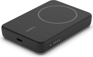 Belkin Magnetic/Wireless Powerbank 5.000mAh must BPD004btBK цена и информация | Зарядные устройства Power bank | hansapost.ee