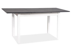 Стол обеденный раскладной Signal Meble Horacy 100 см, белый/серый цена и информация | Кухонные и обеденные столы | hansapost.ee