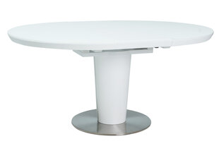 Стол обеденный раскладной Signal Meble Orbit 120 см, белый цена и информация | Кухонные и обеденные столы | hansapost.ee