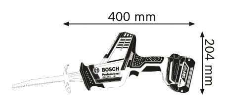 Kolbsaag Bosch GSA 18 V-LIC 06016A5001 цена и информация | Elektrilised saed, ketassaed ja tarvikud | hansapost.ee