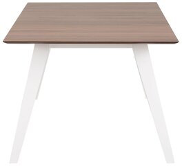 Раскладной обеденный стол Notio Living Roselle, коричневый/белый цена и информация | Кухонные и обеденные столы | hansapost.ee