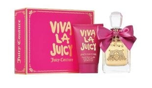 Komplekt Juicy Couture Viva La Juicy naistele: parfüümvesi, 100 ml + ihupiim, 125 ml hind ja info | Juicy Couture Parfüümid, lõhnad ja kosmeetika | hansapost.ee